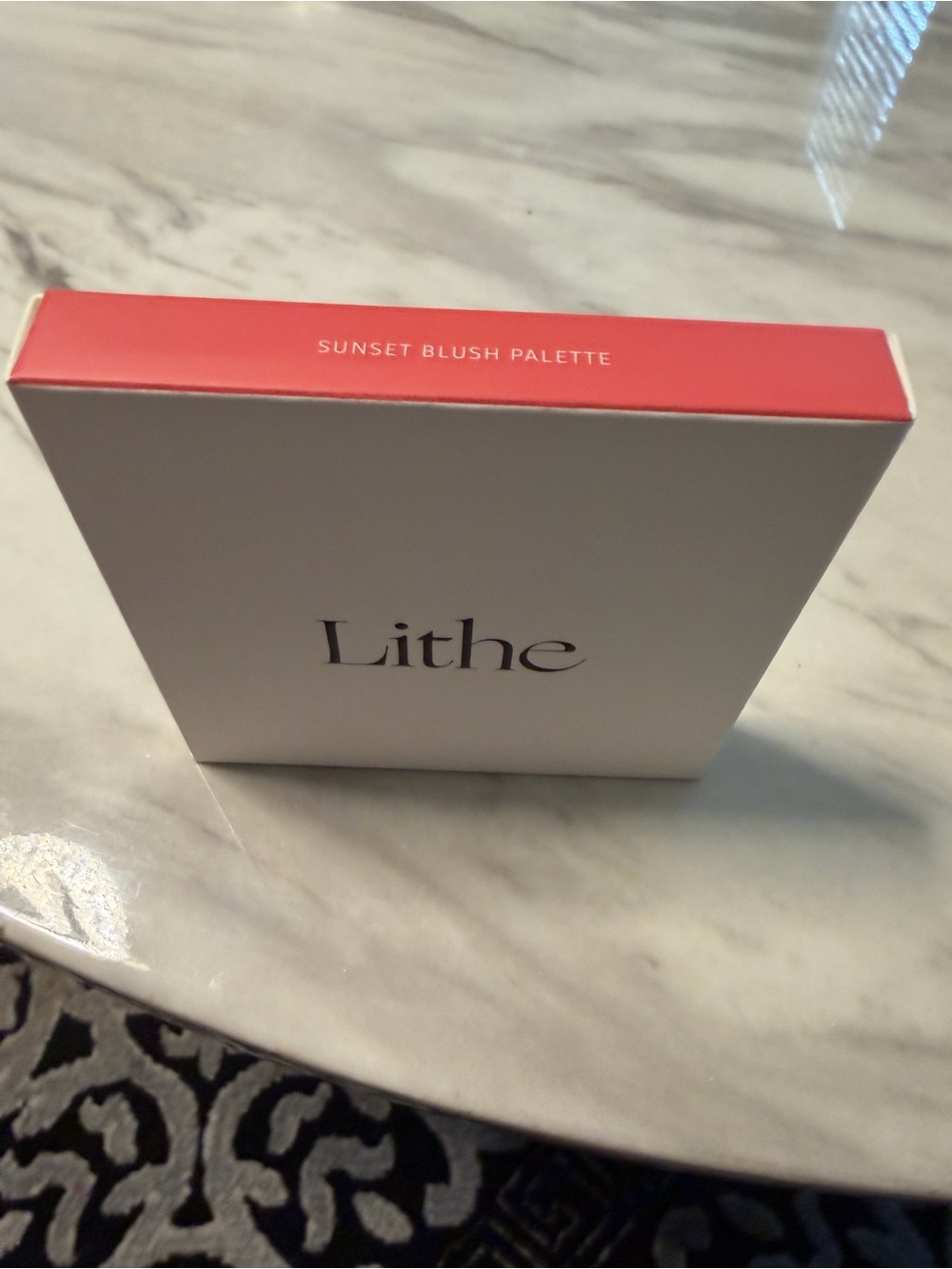 Lithe Sunset Blush Palette — Soft Coral Pink